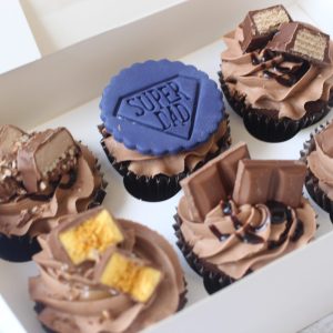 Fathers Day Chocolate Cupcakes