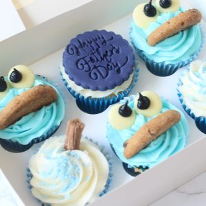 Fathers Day Vanilla Cupcakes