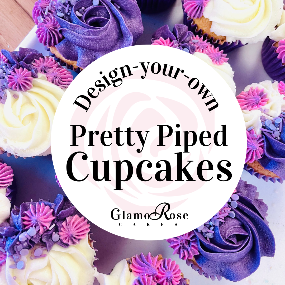Pretty Piped Cupcakes