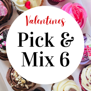 Valentines 6 Pick & Mix Cupcakes